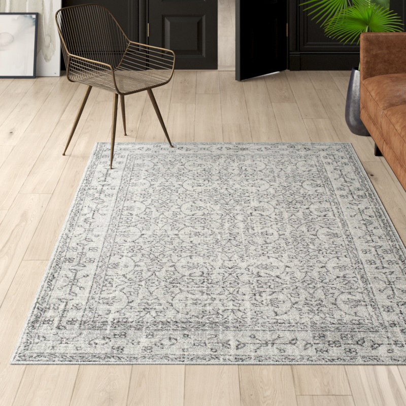 Ophelia & Co. Bellair Oriental Gray Area Rug & Reviews Wayfair